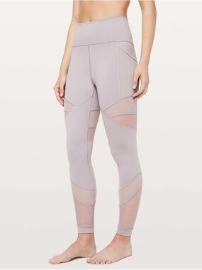 Lululemon Forget the Sweat tight leggings 25”  - Dark chrome